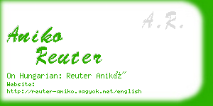 aniko reuter business card